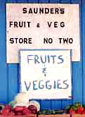 Mr. Saunders fruit & veggies of Harbour Island bahamas